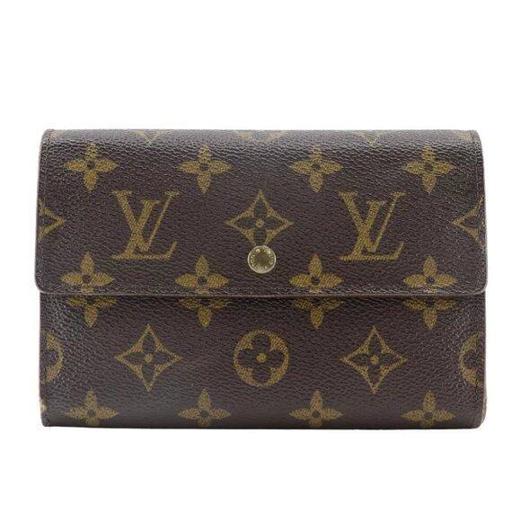 AUTHENTICITY GUARANTEED LOUIS VUITTON Porto Tresol Etui Papie Tri-fold wallet - Picture 3 of 10